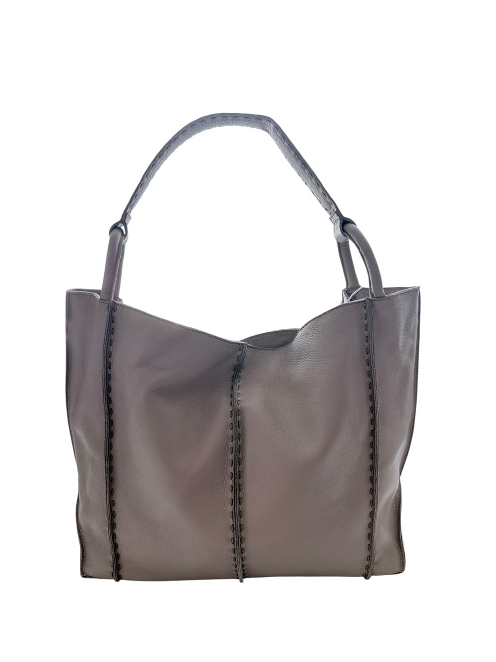 The Sak Los Feliz Large Leather Tote Sand NWT - Picture 9 of 9